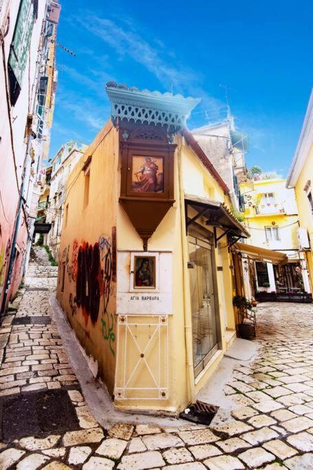 Summer Me - Mirror Flat Corfu Old Town Apartment ภายนอก รูปภาพ